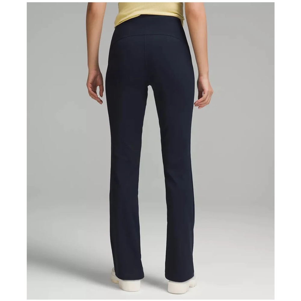 Lululemon smooth fit pull on high rise pants in true navy